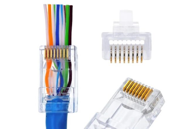 RJ45 kontakt - pass through - Bild 3