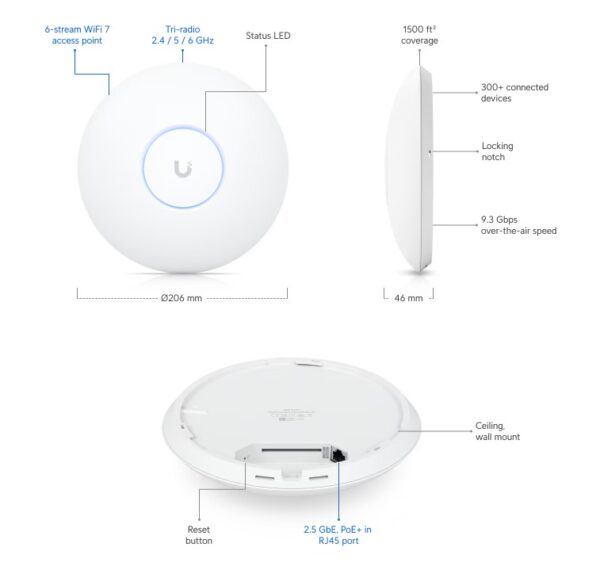 Ubiquiti Unifi U7 Pro - Bild 3